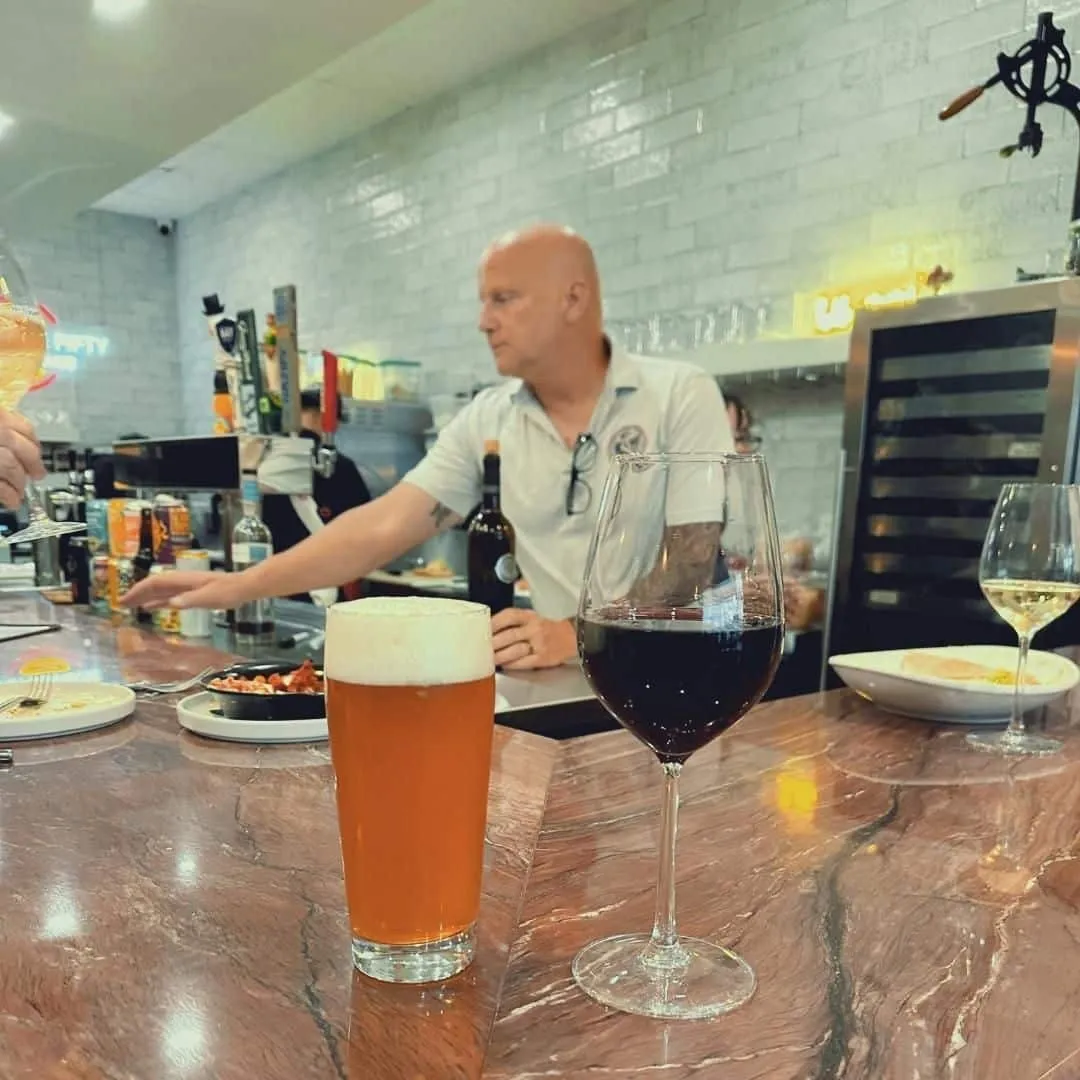A round of craft beers poured at 5350 The Pour House
